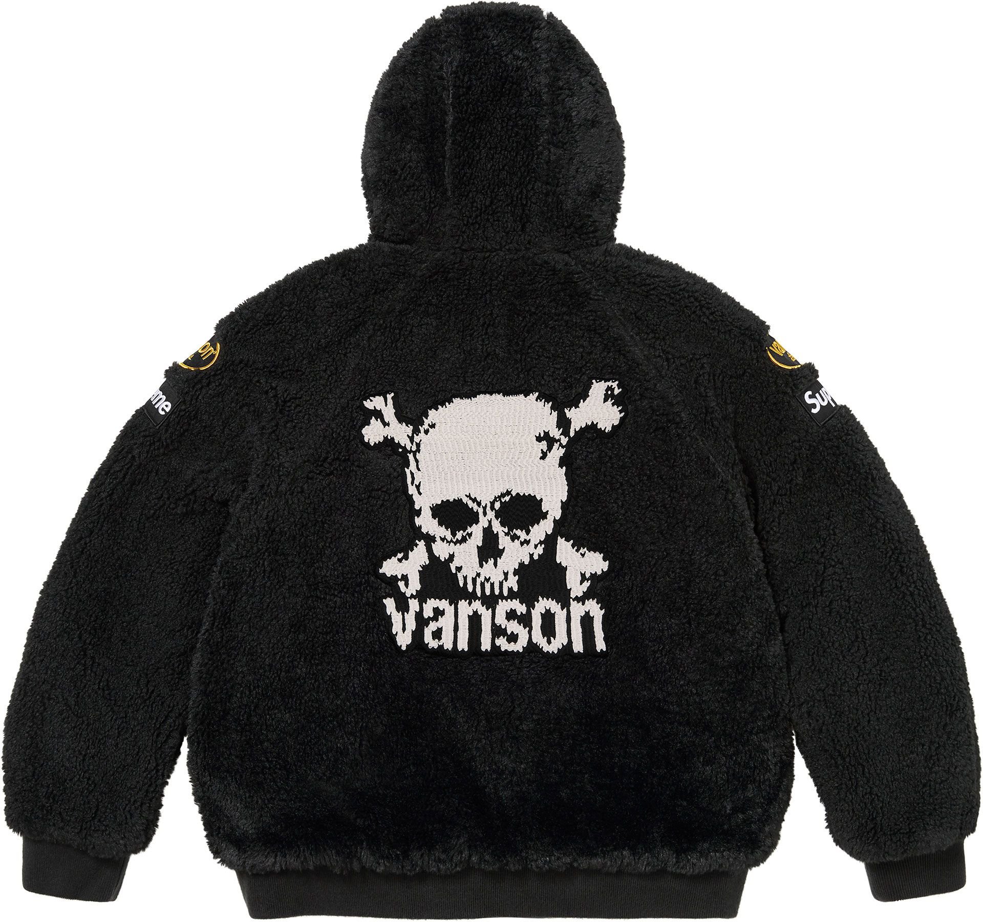 Supreme®/Vanson Leathers® Reversible Quilted Hooded Jacket view 3